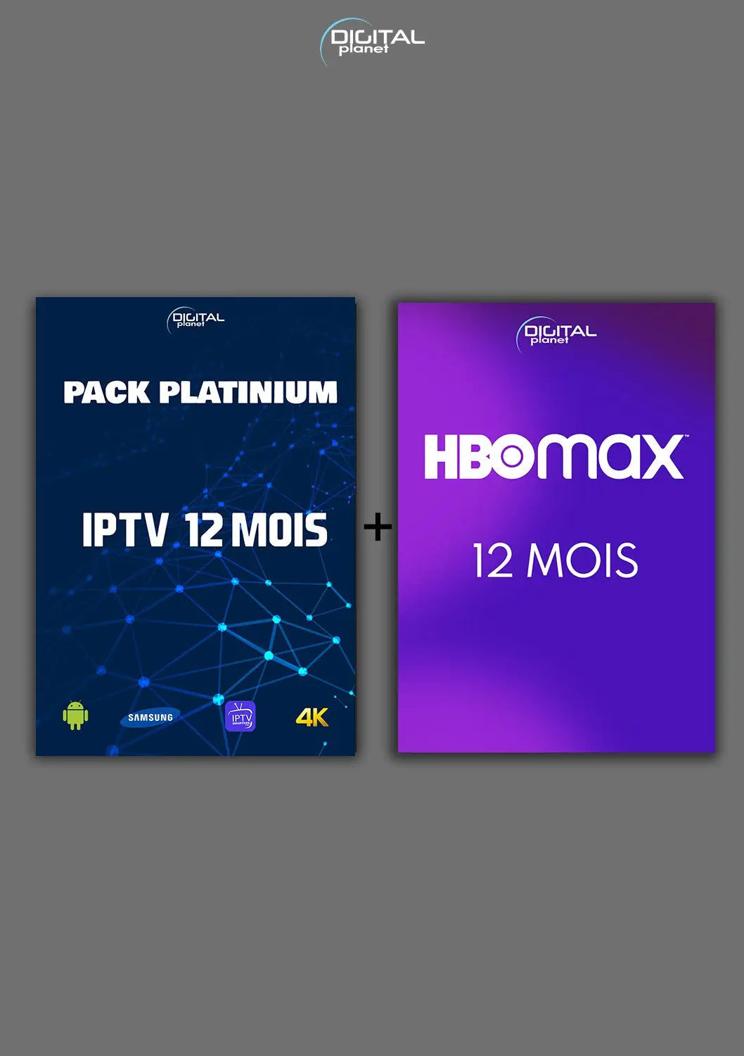 ABONNEMENT PACK HBO MAX + IPTV - 12 MOIS DIGITALPLANET