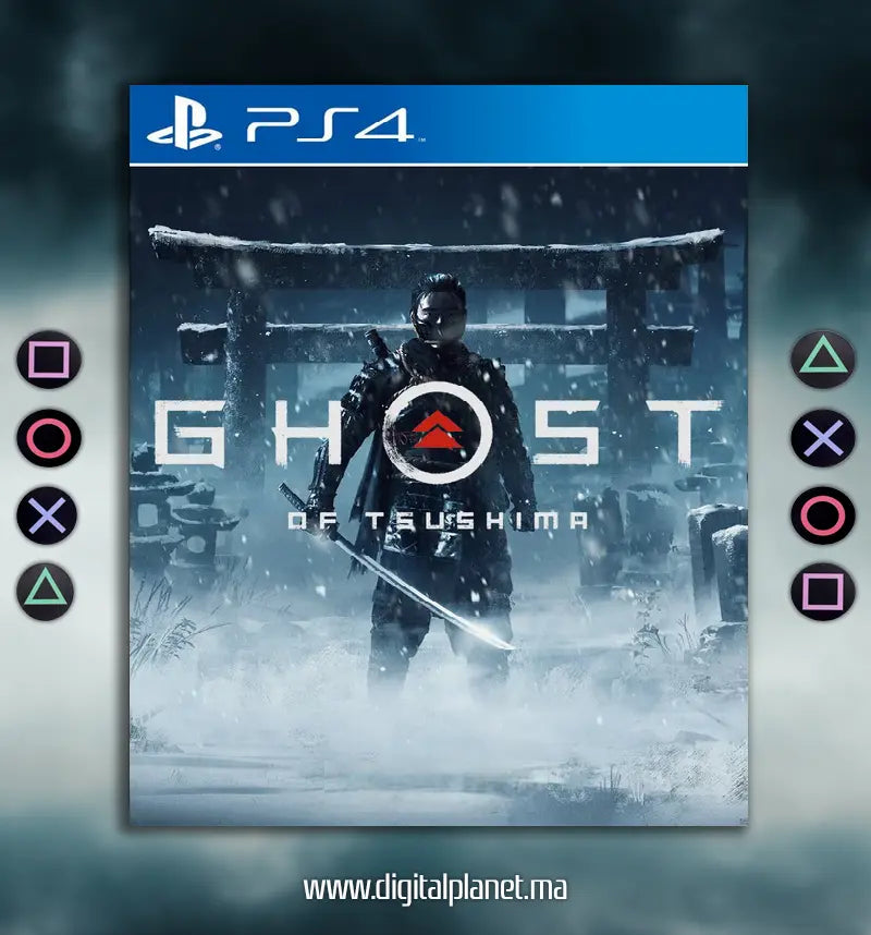 JEUX PS4 GHOST OF TSUSHIMA - COMPTE PS4 PRINCIPALE+SECONDAIRE Digital Planet