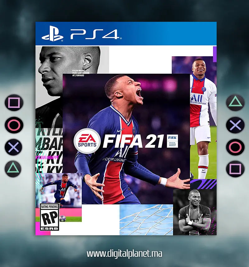 JEUX PS4 FIFA 21 - COMPTE PS4 PRICIPALE + SECONDAIRE DIGITALPLANET