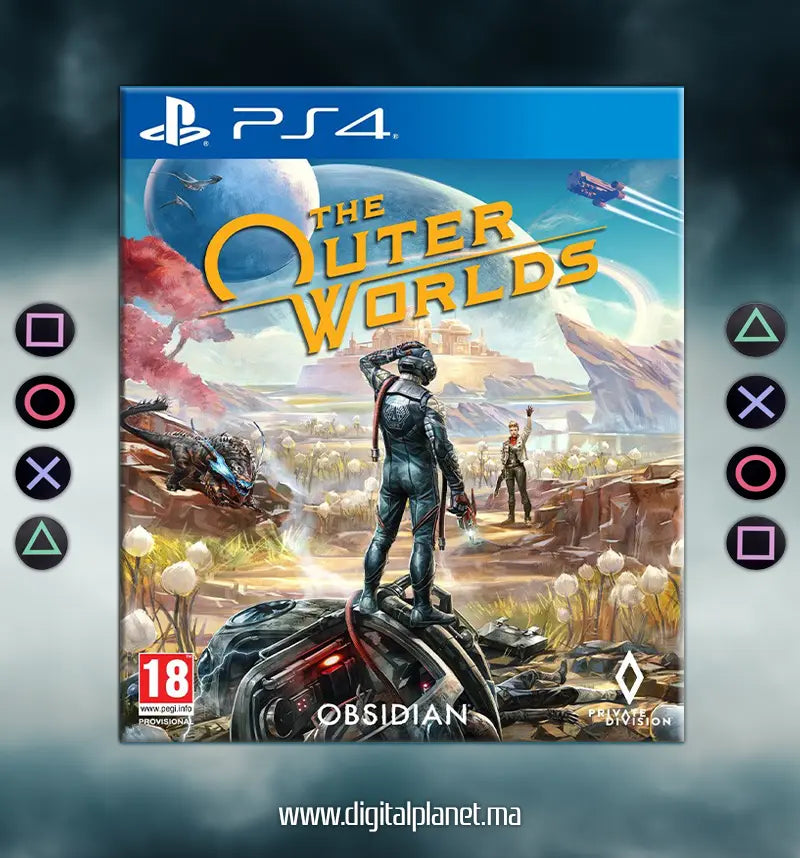 JEUX PS4 THE OUTER WORLDS - COMPTE PS4 PRICIPALE+SECONDAIRE Digital Planet