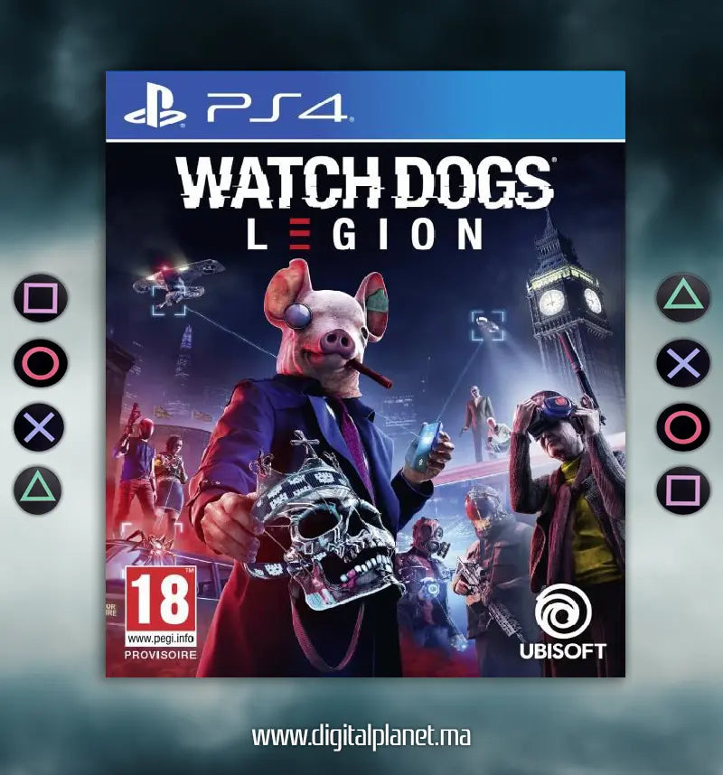 JEUX PS4 WATCH DOGS LEGION - COMPTE PS4 Digital Planet