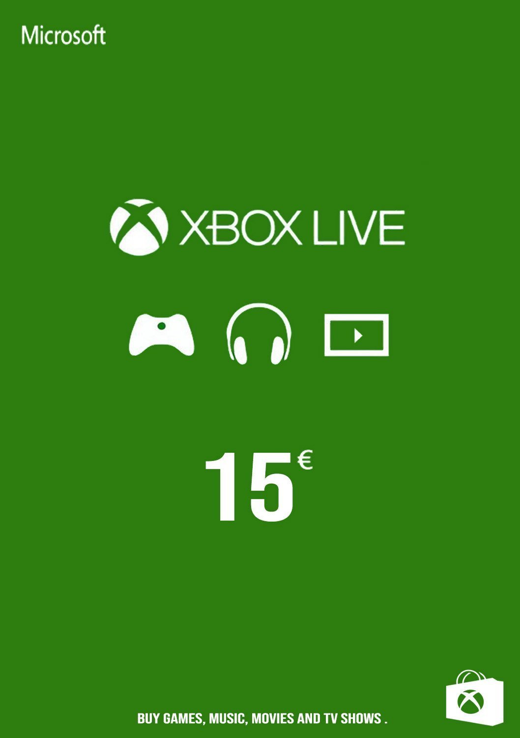 Xbox Live Carte Cadeau 15 EUR Digital Planet